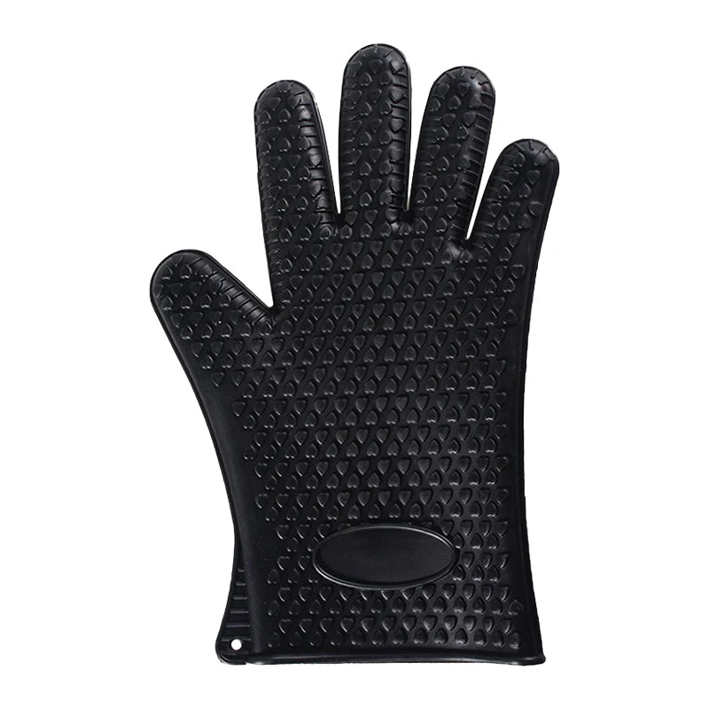 1/2Pcs Oven Mitts Baking Gloves 230 Heat Resistant Silicone Glove Kitchen Thicken Barbecue Oven Cooking Glove BBQ Grill Gloves