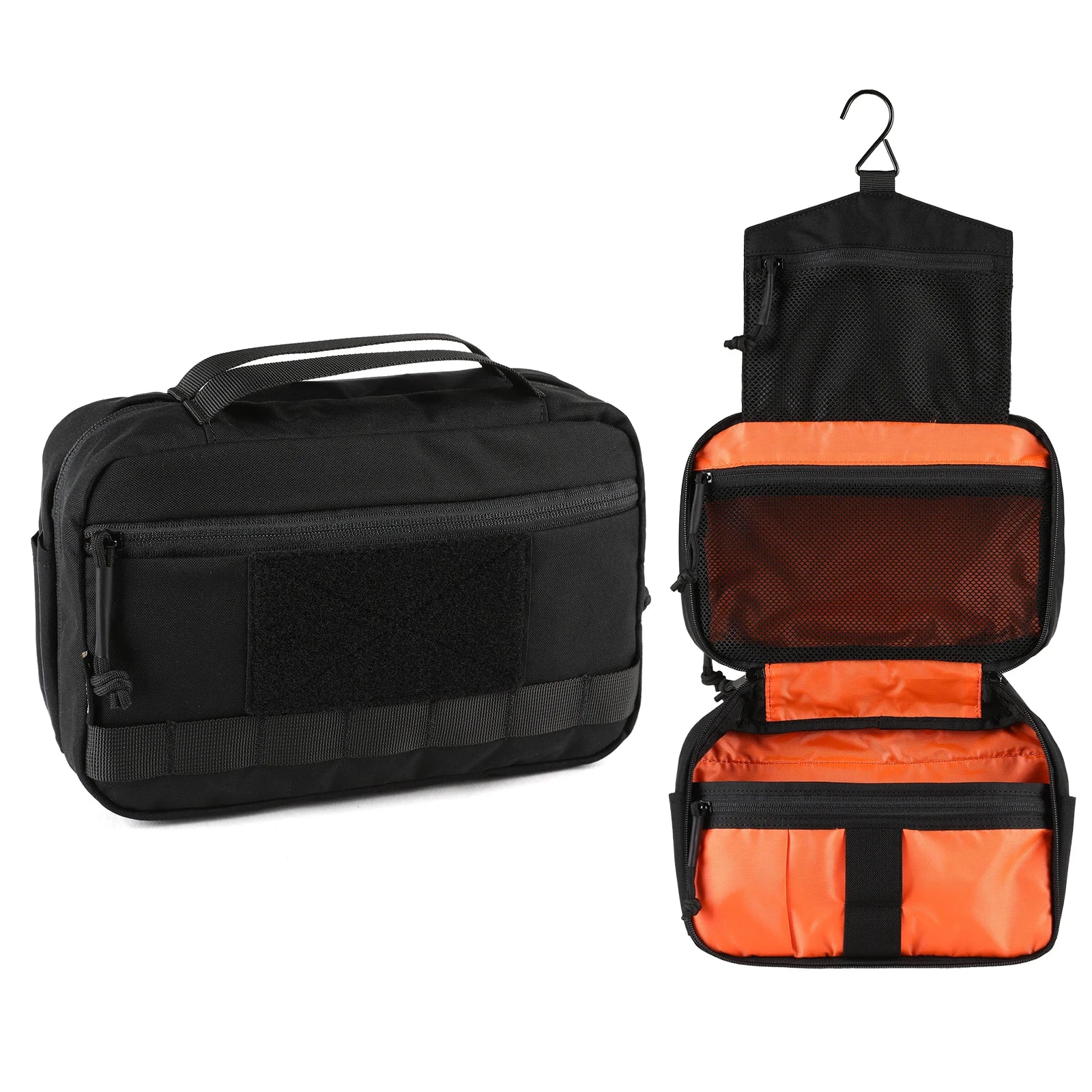 VOTAGOO Tactical Toiletry Bag Hygiene Bag EDC Tool Molle Pouches Small Dopp Kit Travel Shower Bag for Men