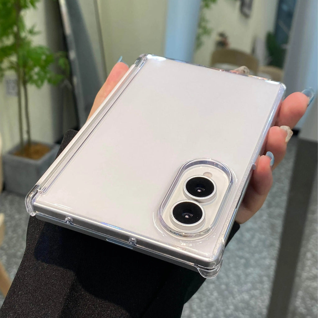 Clear Acrylic PC for Magsafe Case For Samsung Galaxy Z Fold 8 Ultra 7 6 Case Magnetic Hinge Protect Cover for Samsung Z Fold 8