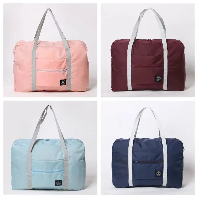 Foldable Travel Duffel Bag for Airlines Carry on Bag for Women and Girls Lightweight Large Capacity Sports Weekend Trip Overnigh