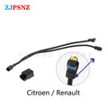  Car Snail Horn 1-in-2-out Non-Destructive Plug Wiring Harness Horn Plug Speaker Adapter Pigtail Socket 2Special Line Beam Horn
