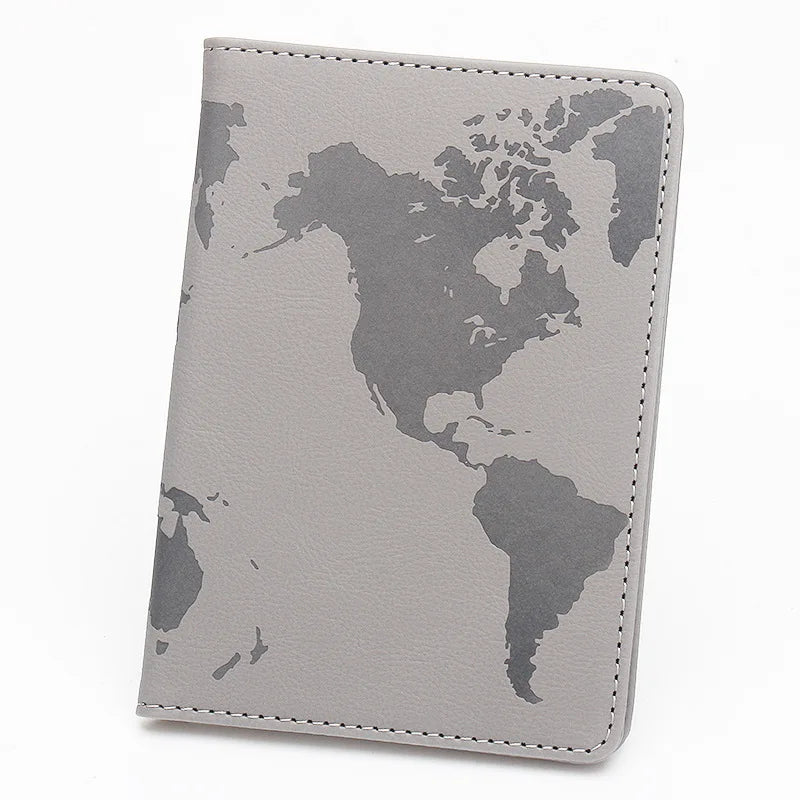 Retro Passport Covers Luggage Tag Pu Leather Passport Case Luggage Tags Travel Passport Organizer ID Card Holder