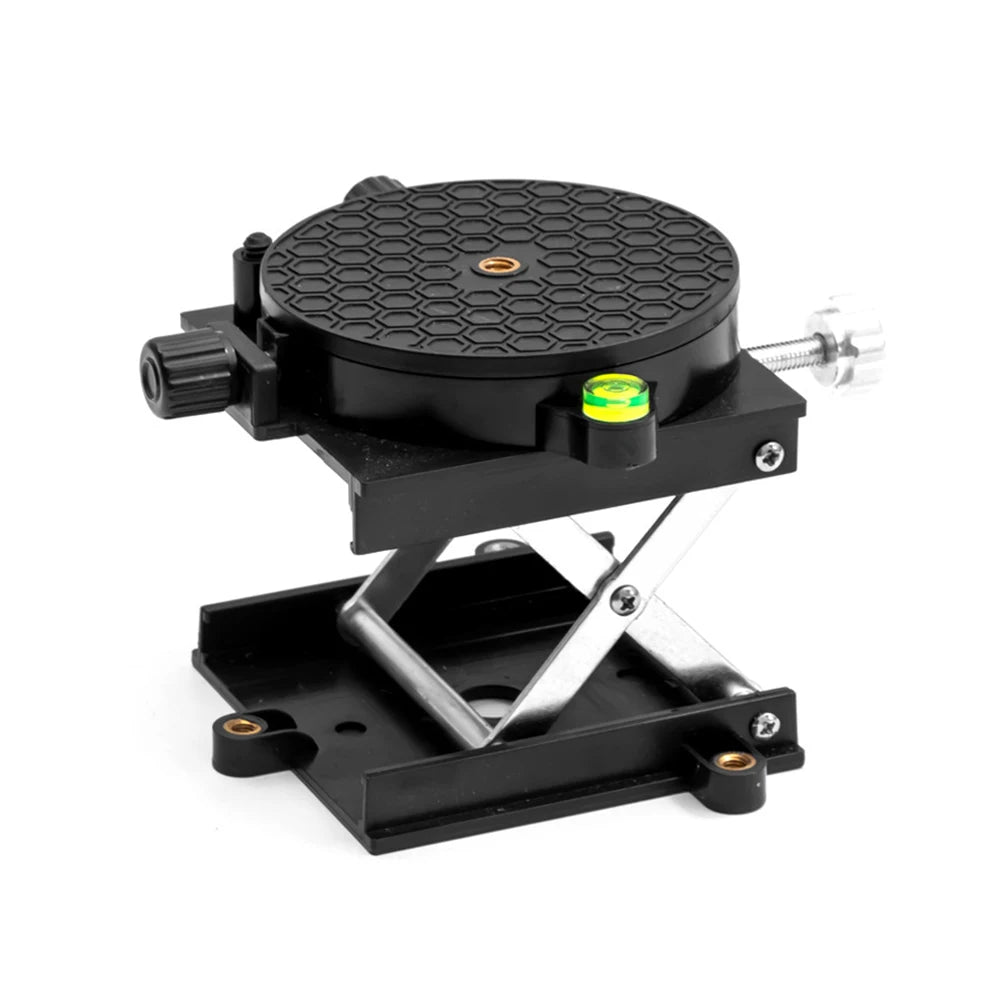 Aluminium Alloy Laser Support Base Lifting Platform 360 Degree Rotation Table Lifting Stand Platform Automatic Leveling Bracket