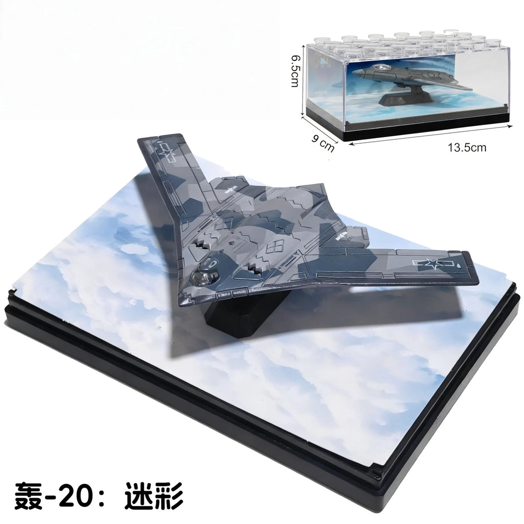 1/64 Simulation Alloy Aircraft Chinese 6th Fighter J-20 J-36J-35 J-50 Military Aviation Model Boy Creative Collections Gift