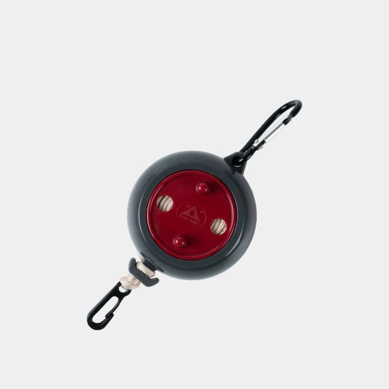 Portable, windproof, and non-slip clothesline for outdoor travel;retractable,drill-free,and invisible clothesline for indoor use