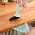 NEW 1PC Mini Handy Desktop Keyboard Sweep Dustpan Cleaning Brush Corner Broom Pan Set With Handle Household Cleaning Tool
