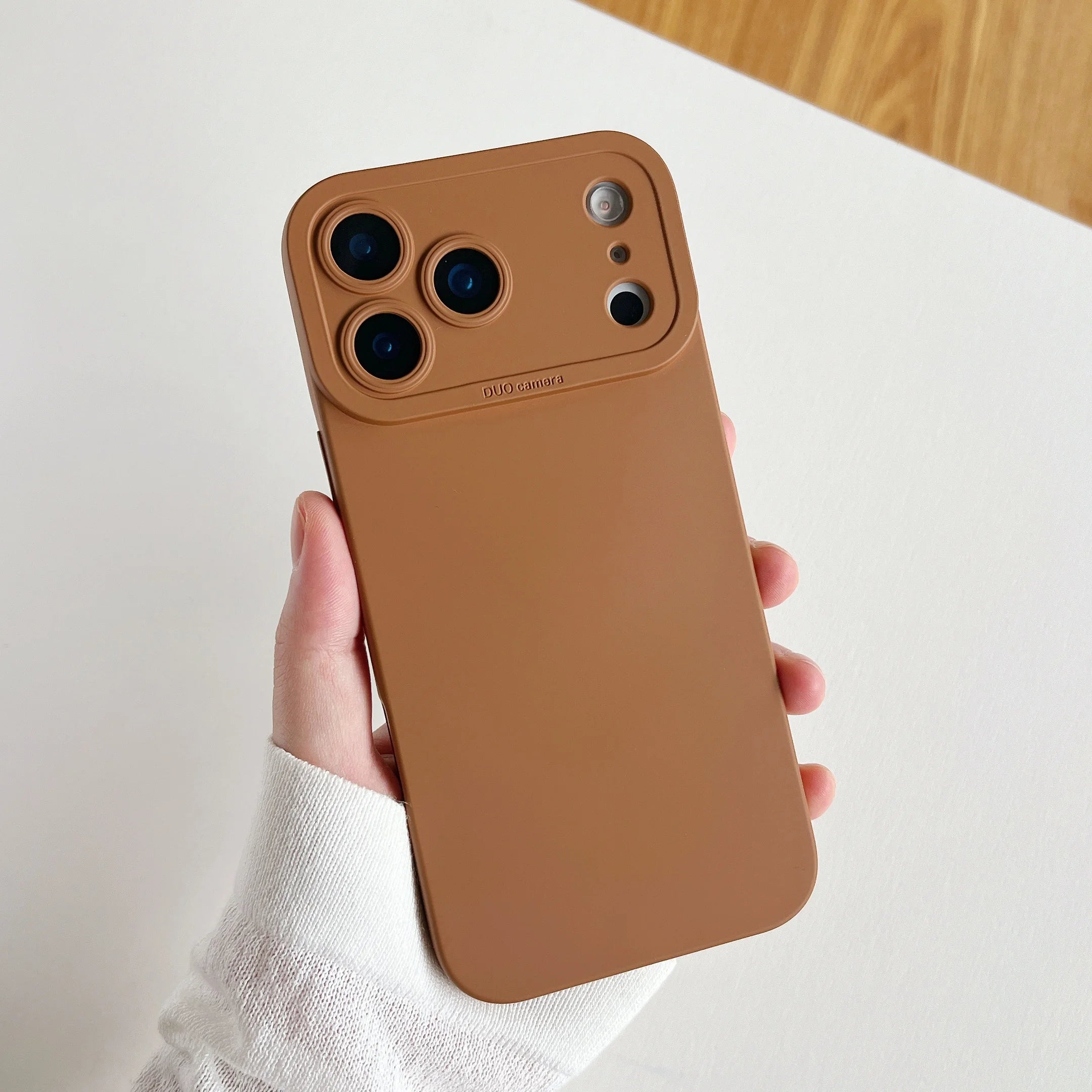 Original Silicone Pupil Camera Case For iPhone 17 Air 16 15 14 13 12 Mini 11 17 Pro Max 7 8 Plus Plain Color Armor Cover Capa