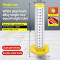 Leveling Tool High Precision Level Ruler Magnetic Dual Use Height Gauge Aluminum Alloy Level Bubble Magnetic Ruler Tile Laying