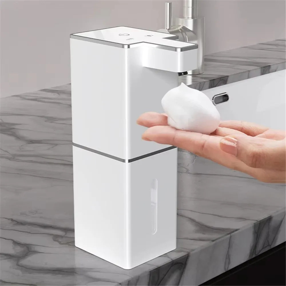 4 Levels Automatic  Foam Soap Dispenser Touchless Sensor Generator For Wall mount Hand Washer White Color