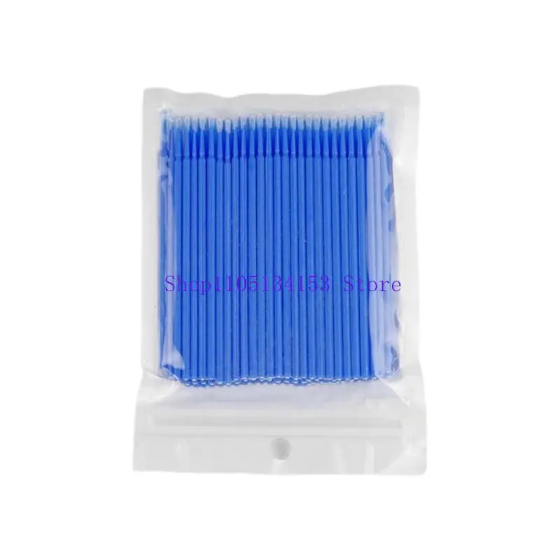 kl23 Portable Paint Micro Brush Tips Auto Head Mini Car Applicator 100pcs