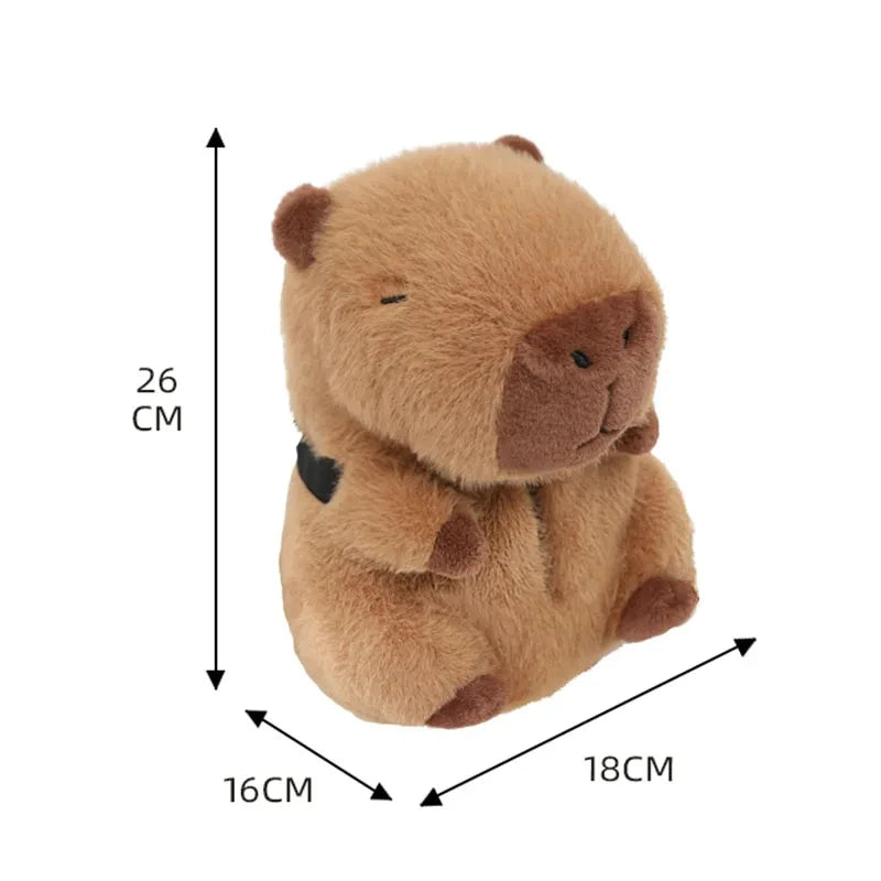 Car Backseat Hanging Tissue Bag Box Plush holder cover Auto Toys Interior Decoration Car Tissue Boxes Capybara Plush accessories