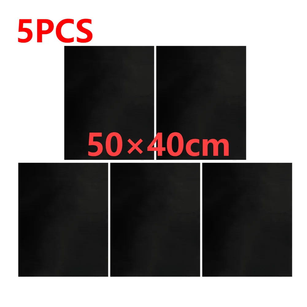 1-20PCS 50×40cm 33×40cm Oven Liners Grill Mat on Stick BBQ Grill Liners Reusable Barbecue Baking Liners Cook Pad Microwave Tool