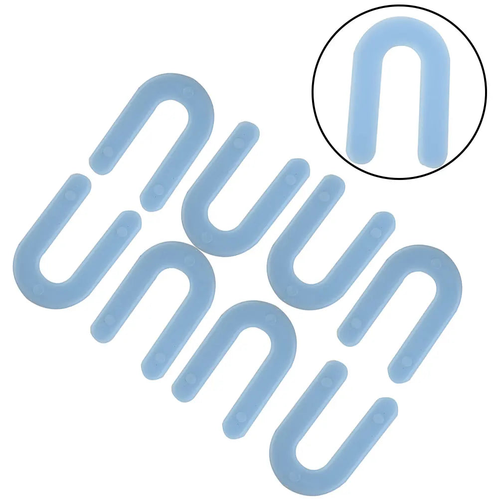 100pcs U-shaped Horseshoe Shims Tile Spacers PP Level Wedges Positioning Clips Floor Wall Tile Gap Fixing Construction Tools