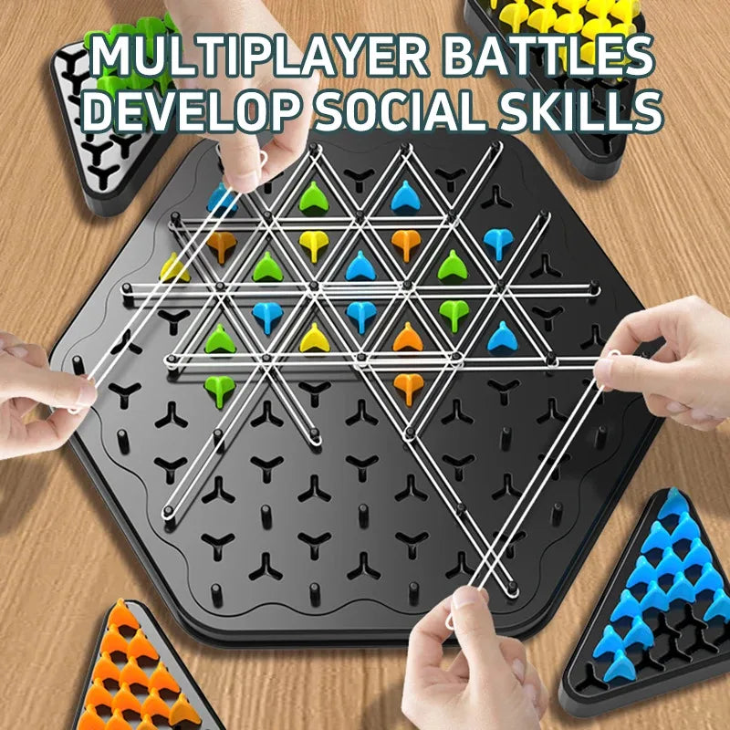 Triangle Chess Splendor Duel Board Game Strategy Game for Kids and Adults Fun Family Game Logic Chess Track Tables Game