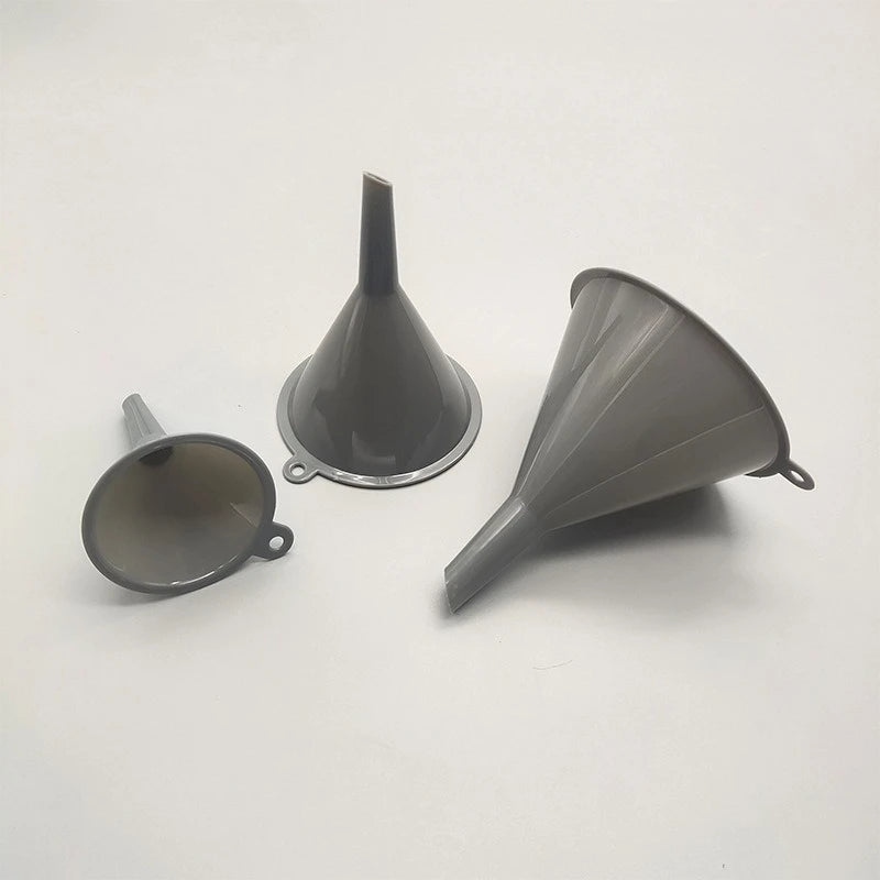 3pcs Plastic Funnel 3-piece Set For Household Kitchen Tools Triangular Separation Funnel Set For Filtering Alcohol Leakage