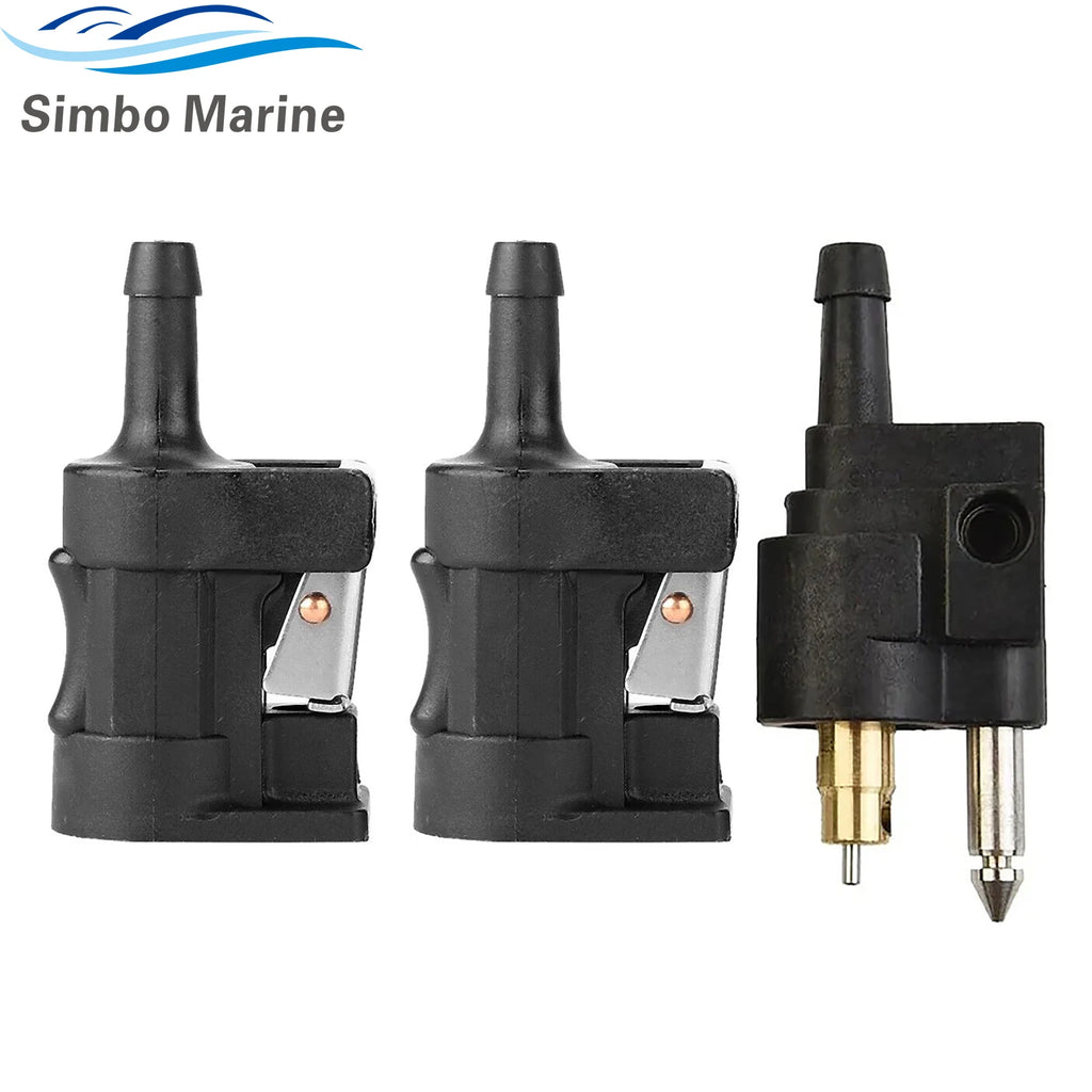 6mm Fuel Line Connector Pipe Joint for Yamaha Boat Outboard Engine Fuel Tank Hose Pipe Replaces 6Y1-24305-06 6G1-24304-02