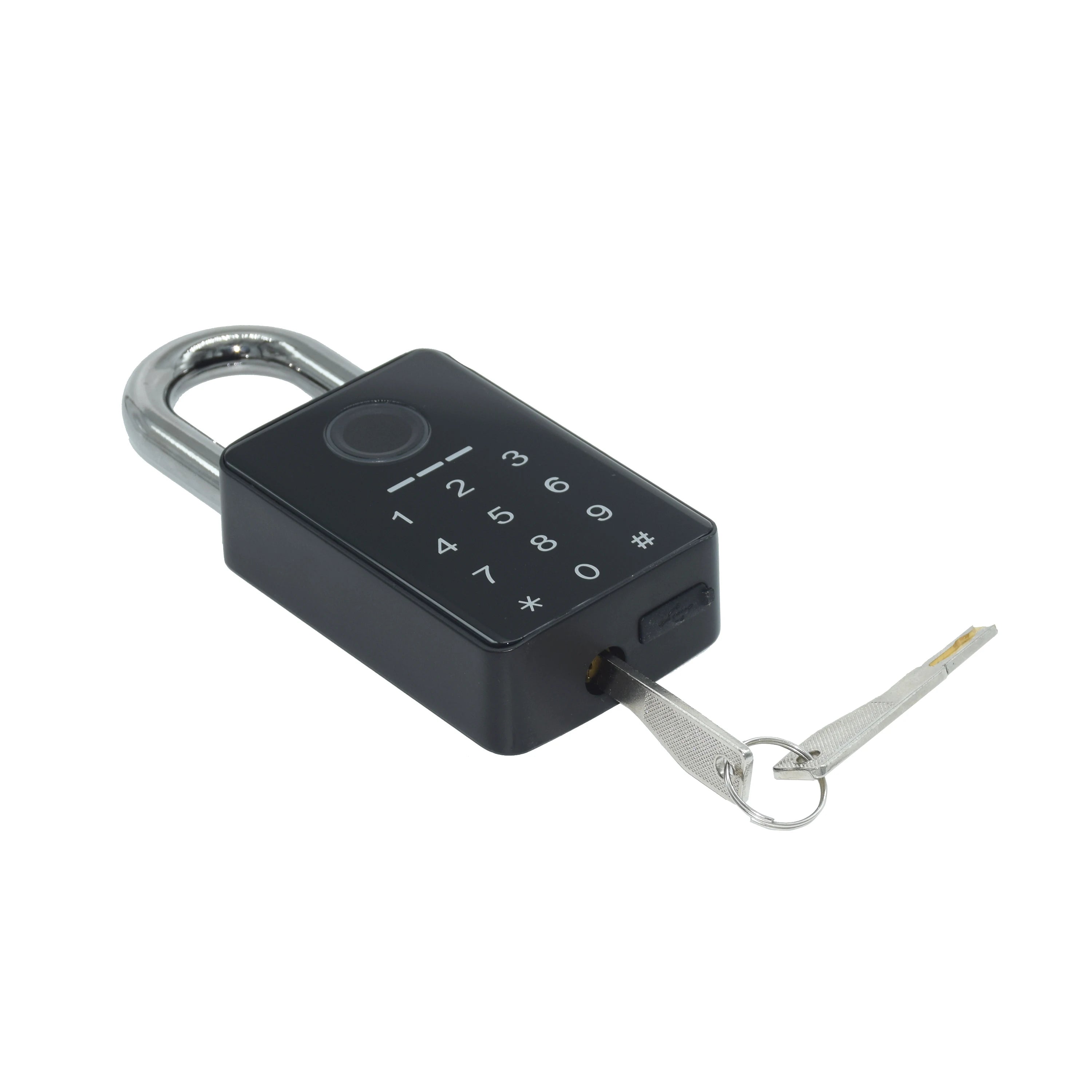 Waterproof Works With Tuya APP Smart Fingerprint Password RFID Padlock For Indoor Outdoor