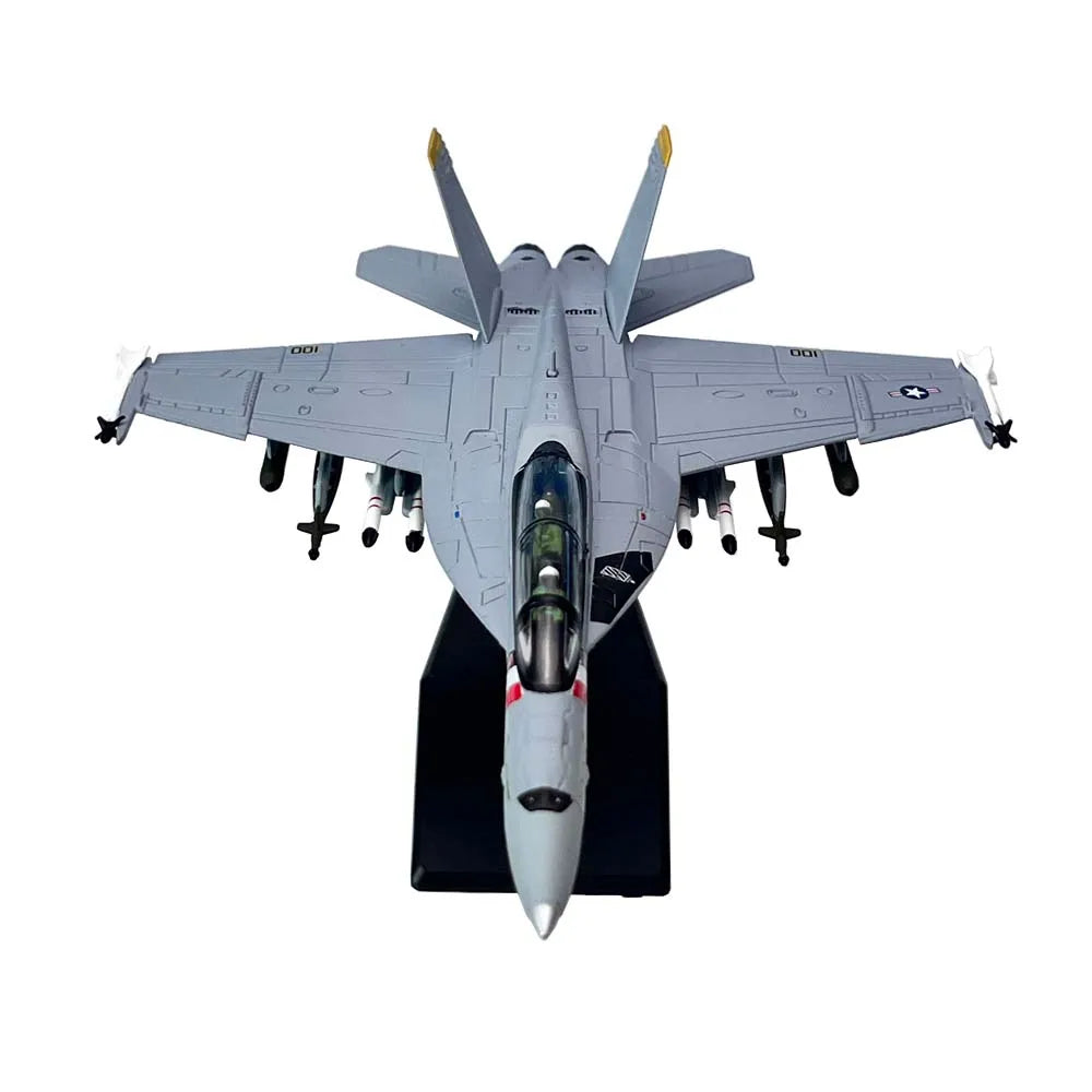 1/100 Scale US F18 F/A-18F Super Hornet VFA-2 Fighter Jet Airplane Aircraft Metal Military Plane  Model Collection