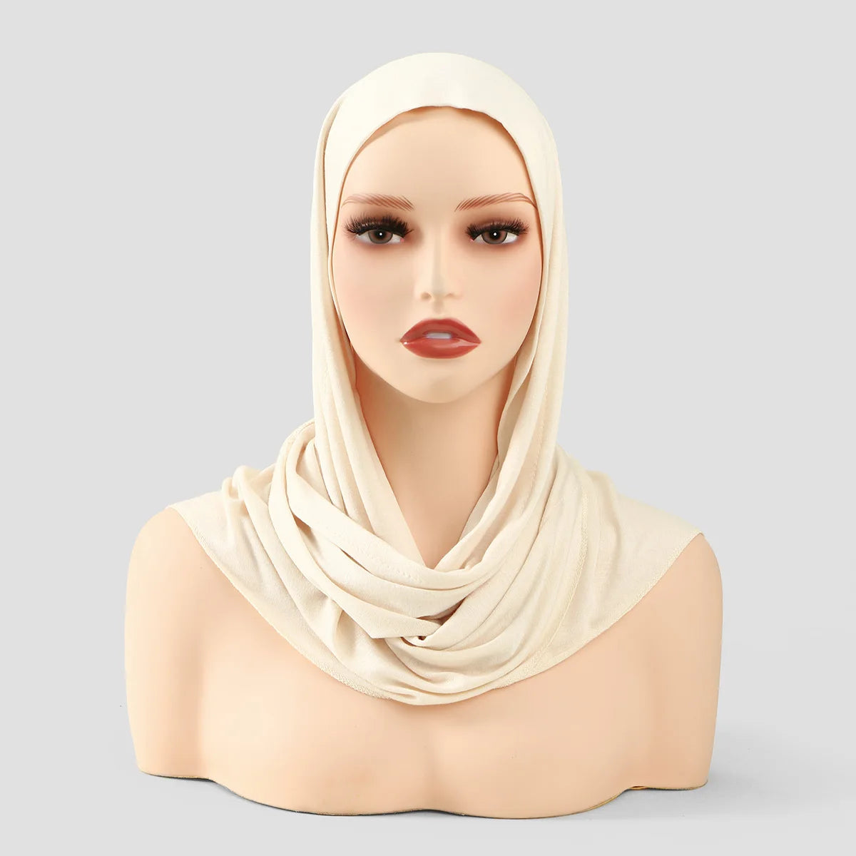 New Modal Jersey Instant Hijab Woman Muslim Underscarf Caps Cotton Stretch Hat Islam Turban Bonnet Foulard Cross Headscarf