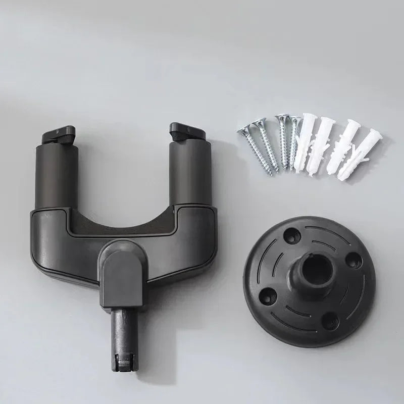 Guitar Self-lock Hanger Stand Wall Mount Holder Hook for Electric Guitar Acoustic Mandolin Ukulele Guitar Bass Screw Accessories