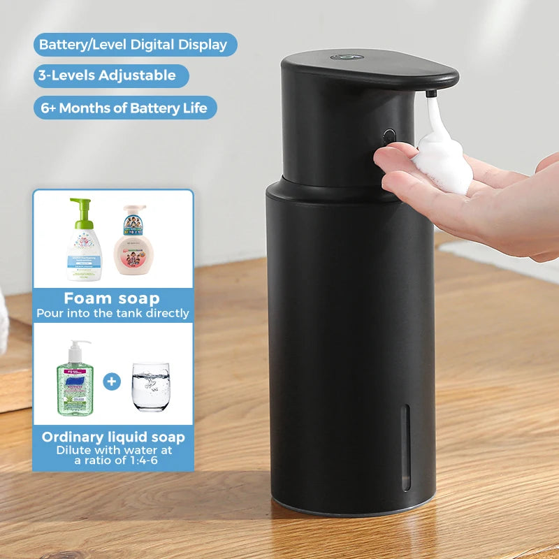 Automatic Soap Dispenser for Sensing Foam Hand Washing Machine - 480 ml Rechargeable Sensing Hand Washing Device