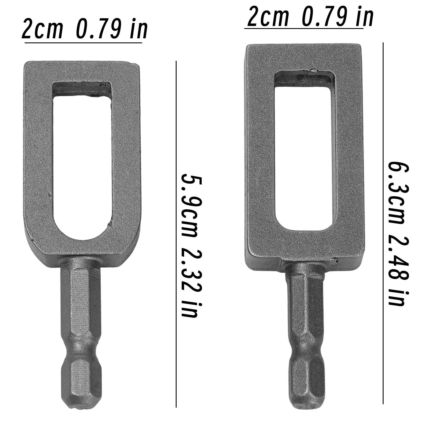 1/2pcs Duty Drill Wire Twister Tool Cable Processing Attachment Wire Knotting Bit Portable Pliers Home Storage Twisting Sleeve