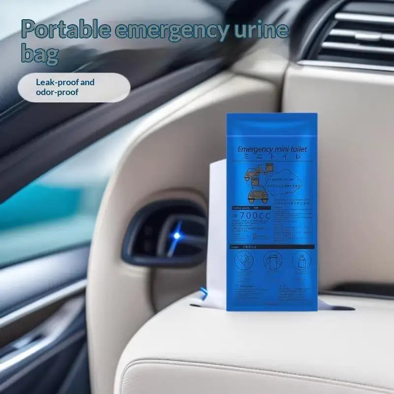 5Pcs Emergency Disposable Pee Bag For Men Women Instant Absorbent Leakproof Travel Urinal Bags For Car Hiking Outdoor Use
