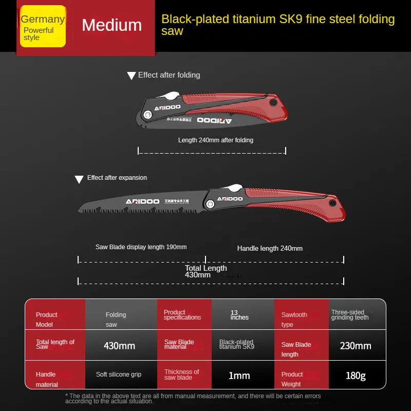 Portable Durable RustProof Hand Saw Hand Saw Durable Outdoor Portable RustProof