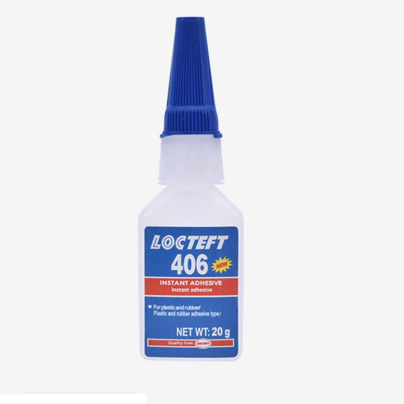 20g 401 403 495 Super Glue Instant Quick-Drying Cyanoacrylate Adhesive Leather Rubber Wood Metal Strong Bond Liquid Glue Tool