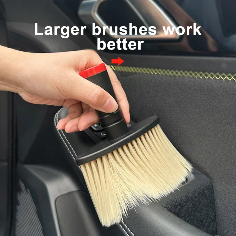 SEAMETAL Detailing Car Cleaning Brush Universal for Car Interior Cleaning Air Outlet Seat Gap Dashboard Soft Hair Clean Brushes