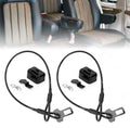 2 Pack Safety Rope Seat Belt Latch Security Door Straps-Locks Using The Seatbelt Anchor For Motorhome Cab Anti-Theft Accessories