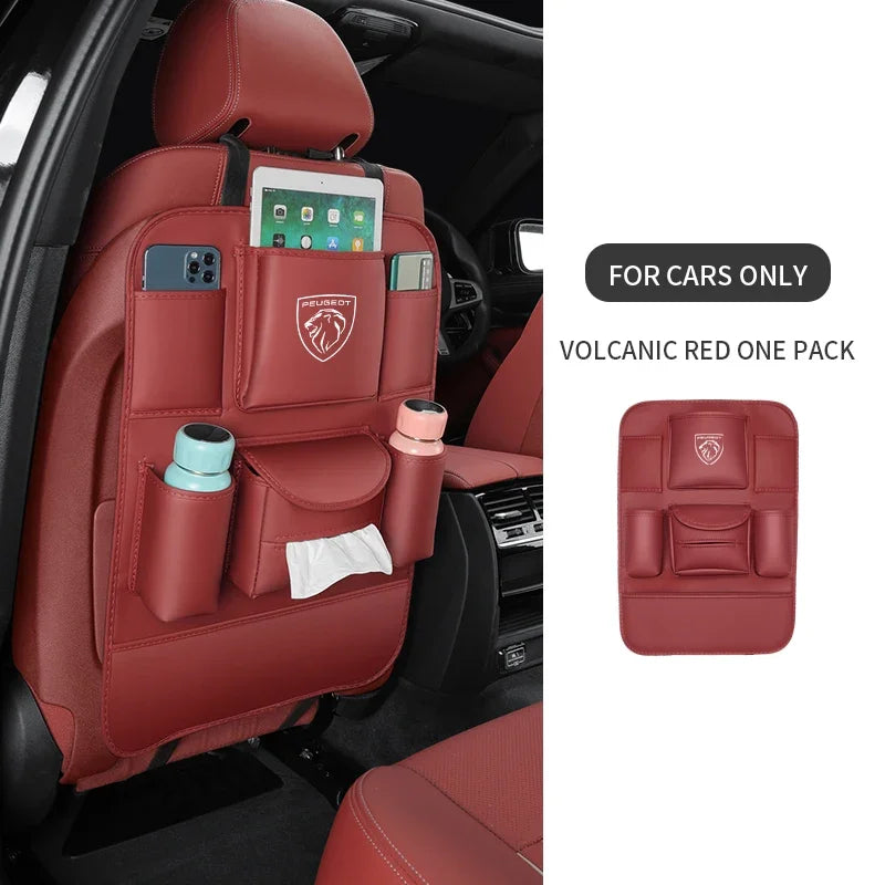 Peugeot 206 208 301 308 408 508 607 2008 3008 4008 5008 RCZ Rifter Car Seat Back Storage Rear Anti-Wear Backrest Anti-kick Pad