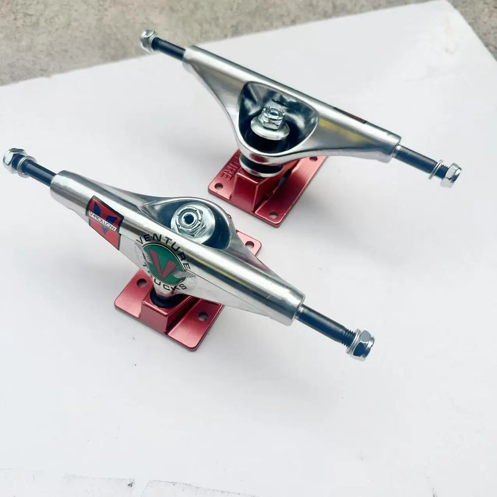 139mm Venture Skateboard Trucks Good Quality Aluminum Alloy Truck Carbon Steel Hollow Kingpin Skate Trucks