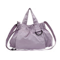 Casual Canvas Crossbody Bag Solid Color Large Capacity Shoulder Bag Portable Messenger Bags Women