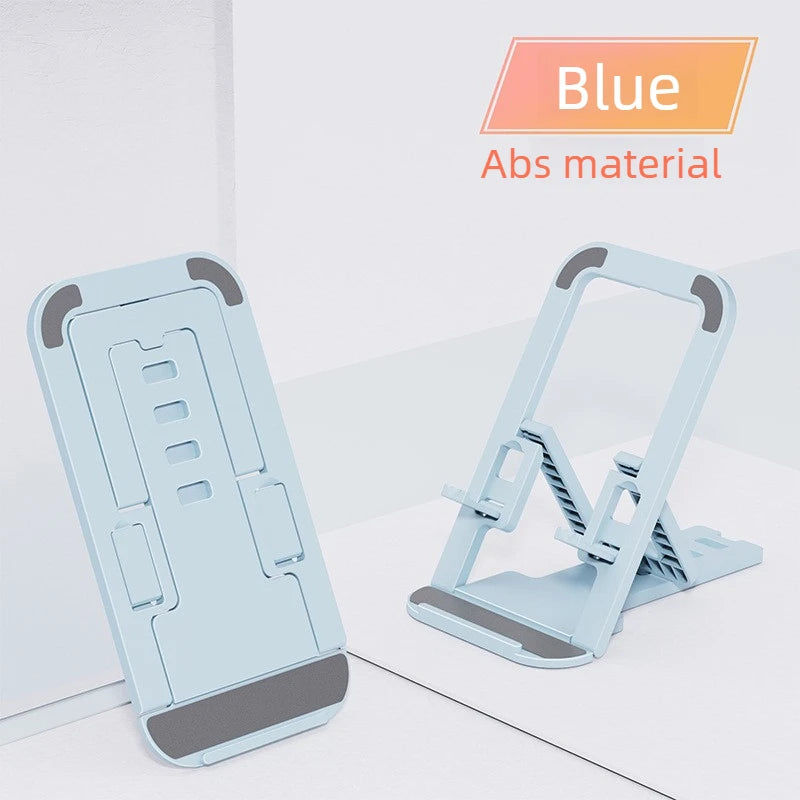Universal Plastic Foldable Mobile Phone Holder Portable Desktop Adjustable Phone Stand for Iphone 16 15 Xiaomi Desk Lazy Bracket