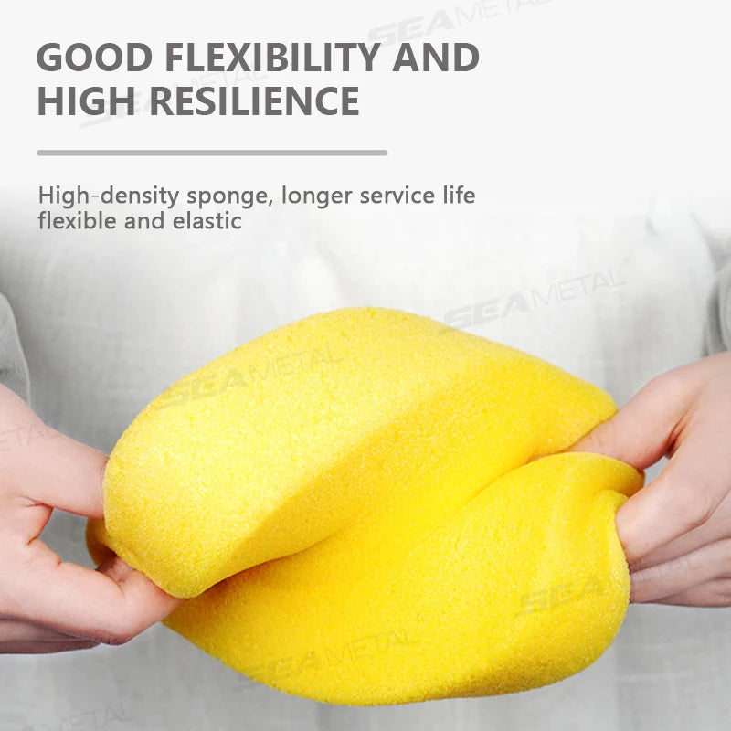 SEAMETAL Car Wash Sponge Block Car Motorcycle Cleaning Supplies Large Size High-density Sponge Brush Dusting Car Cleaning Tools