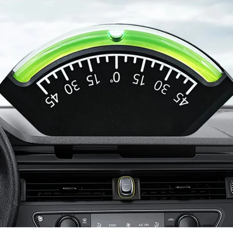 10-0-10 25-0-25 45-0-45 Inclinometer and Tilt Gauge Glass Tube Inclinometer Slope Protractor Angle Meter