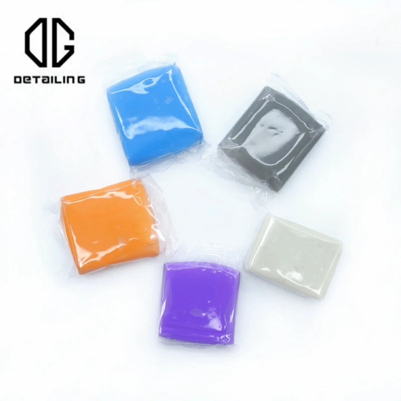 DETAILING 100g Car Clay Cleaning Bar Set Detailing Waxing Polish Treatment 500ml Magic Clay Bar Synthetic Lubricant Wash Mud