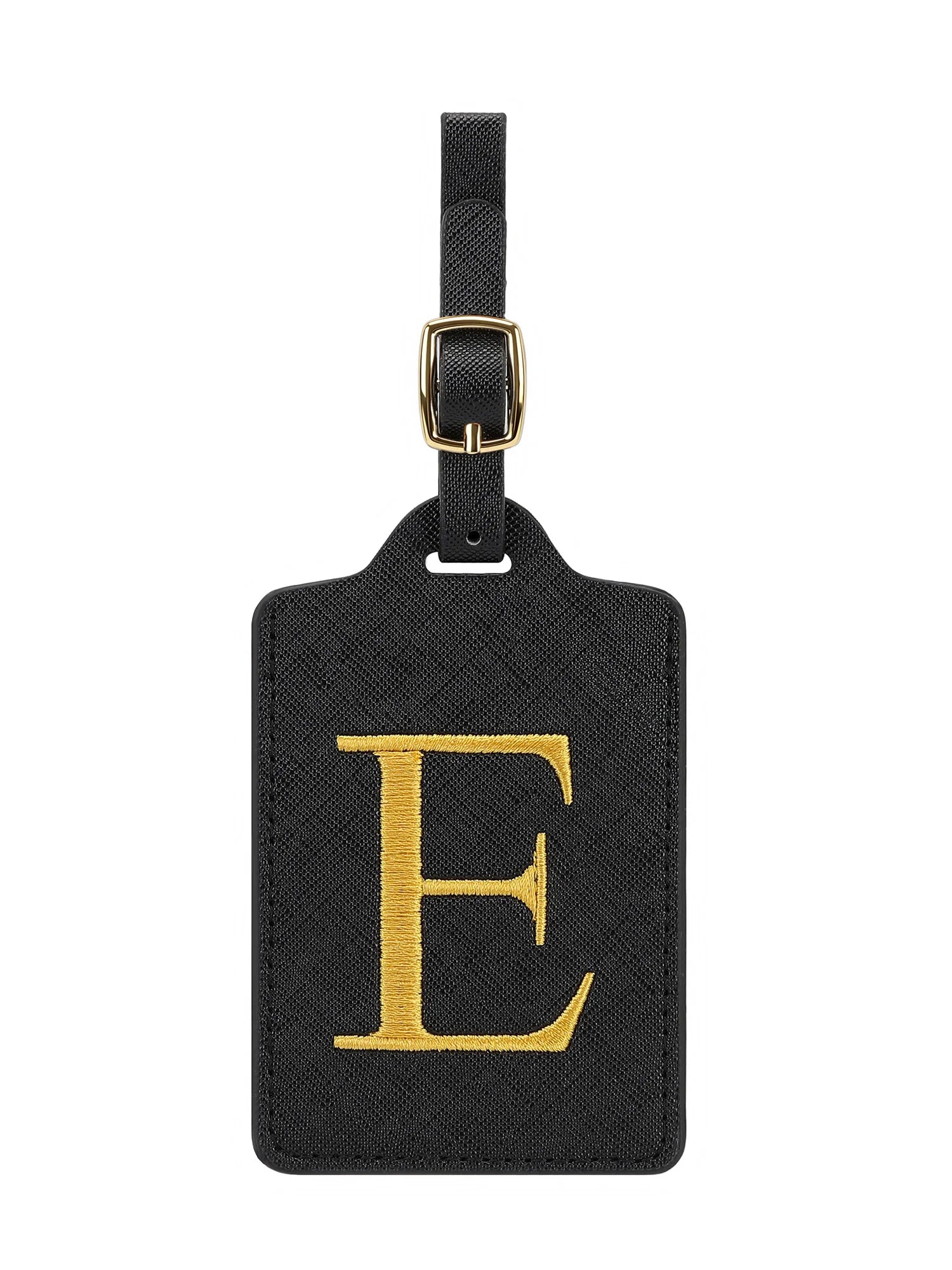 Premium Leather Business Luggage Tag Luggage Address Label Carry-on Luggage Label Name ID and Address Folder Travel Accessories