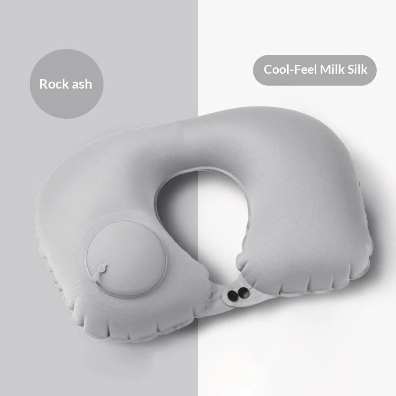 Travel Compression Inflatable Pillow Square Pillow Outdoor Portable Foldable Cushion Waist Support Inflatable U-shaped Pillow
