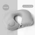 Travel Compression Inflatable Pillow Square Pillow Outdoor Portable Foldable Cushion Waist Support Inflatable U-shaped Pillow