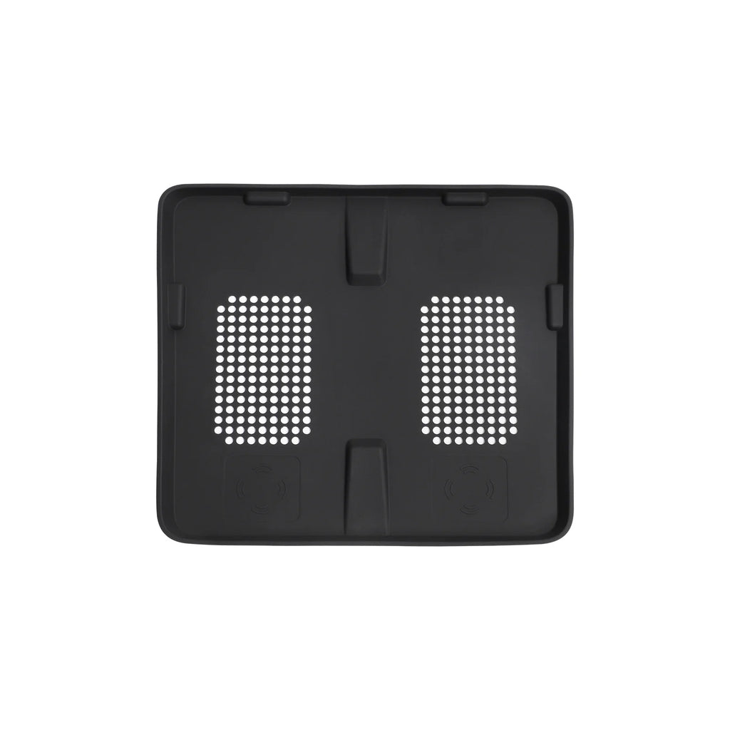 For BYD Shark 6 2024 2025 2026 Car Storage Box Rubber Mat Wireless Charging Silicone Pad Interior Anti-slip and Dustproof Pad