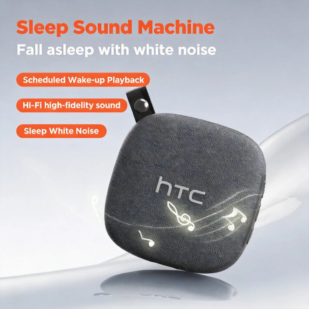 HTC WS01 Speaker Sleeping Aid Wireless Bluetooth Speaker Bass HiFi Stereo Sound Low Latencyf Built-in Mic for Home Party