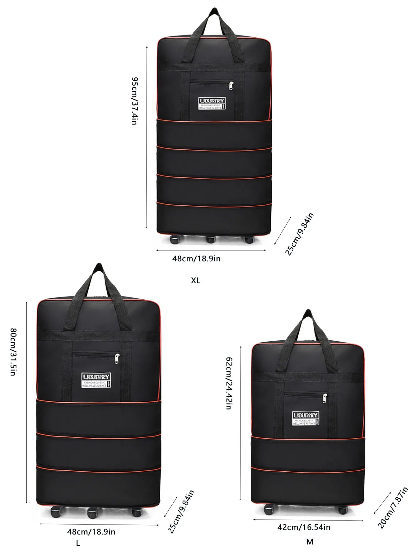 Foldable Duffel Bag for Weekend Trips，Family Travel Luggage Bag，Gift-Ready Weekender Bag，Duffel Bag，Carry-On Bag，Overnight Bag