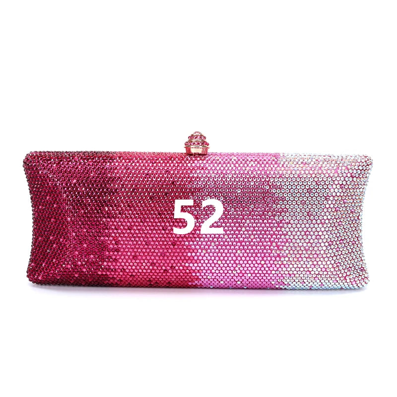 Women's Sparkling Rhinestone Dragonfly Evening Clutch Bag Glamorous Beaded Design for Parties & Events Can Be Matched with Shoe
