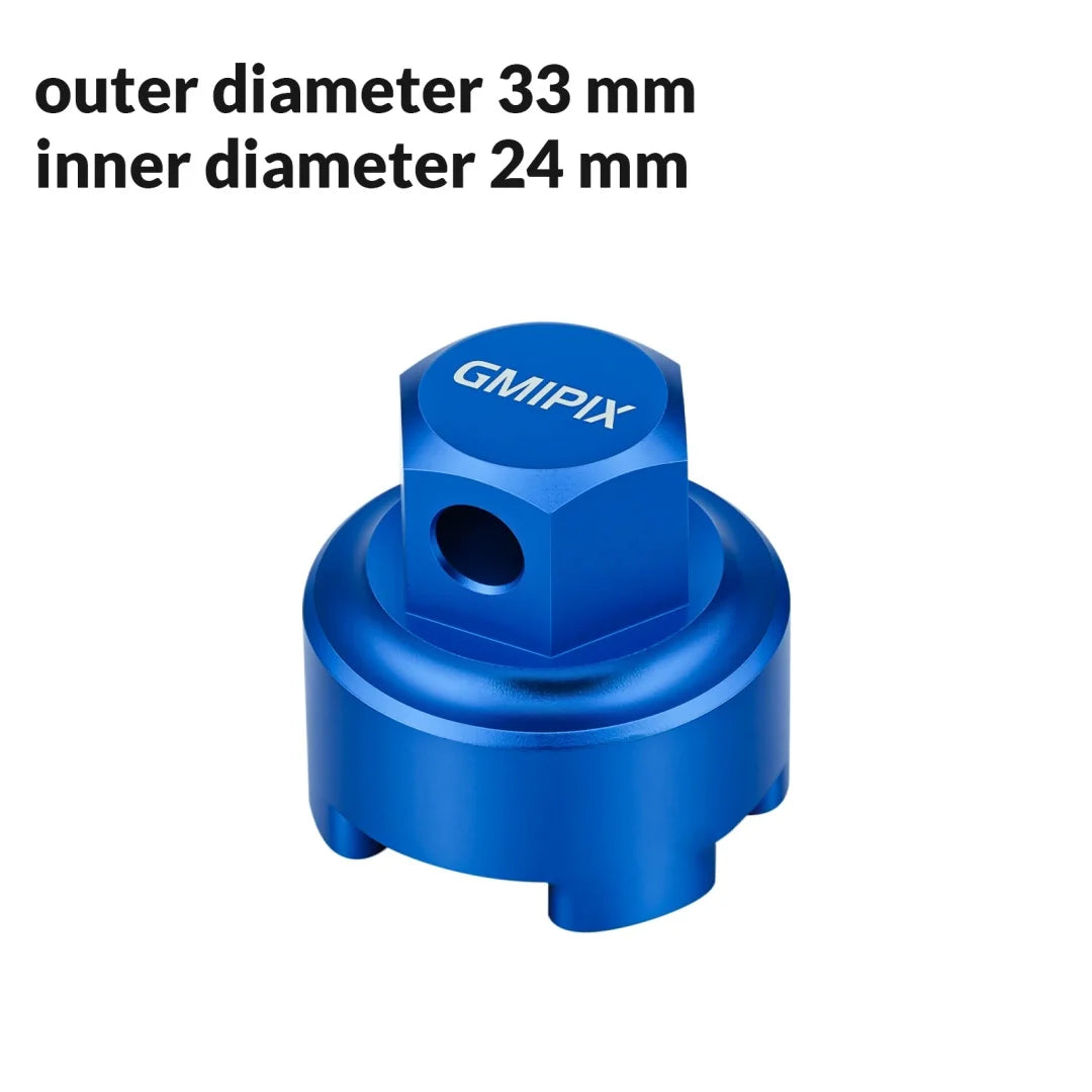 GMIPIX Motorcycle Fork Cap Compression Bolt Removal Socket Tool for YZ125 YZ250 YZ450F 4CS 150SX 125SX 250XC 300XC and More