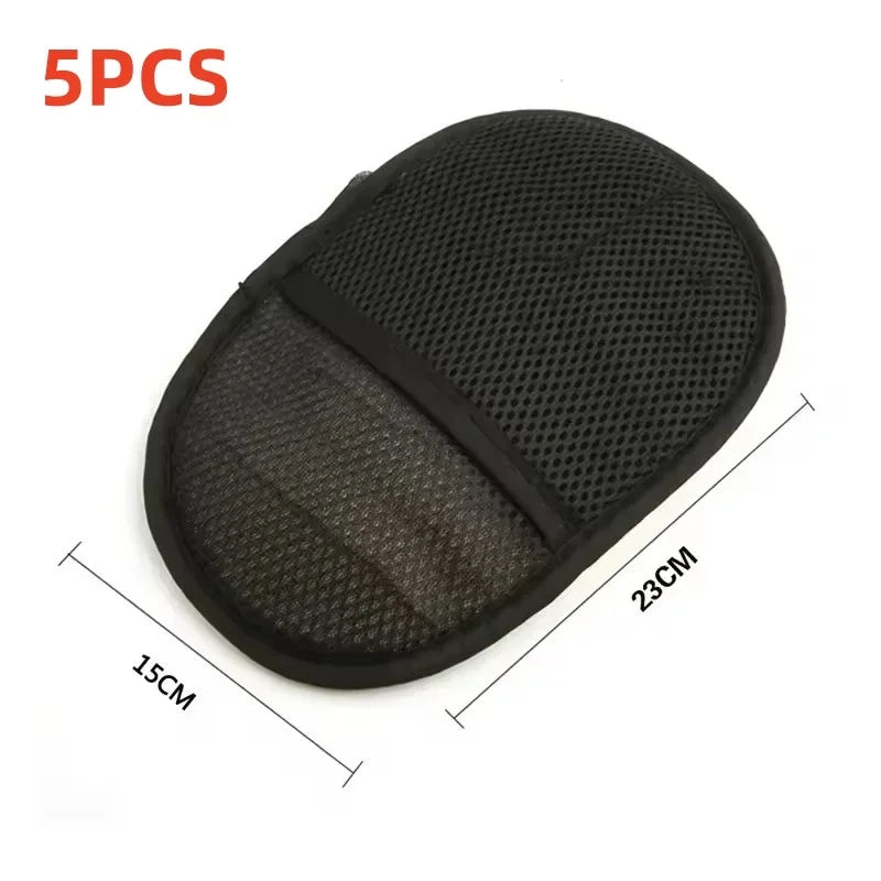 Soft Wool Car Washing Microfiber Cleaning Gloves Thickened Plush Motorcycle Washer Care High Density Universal Polishing Tools