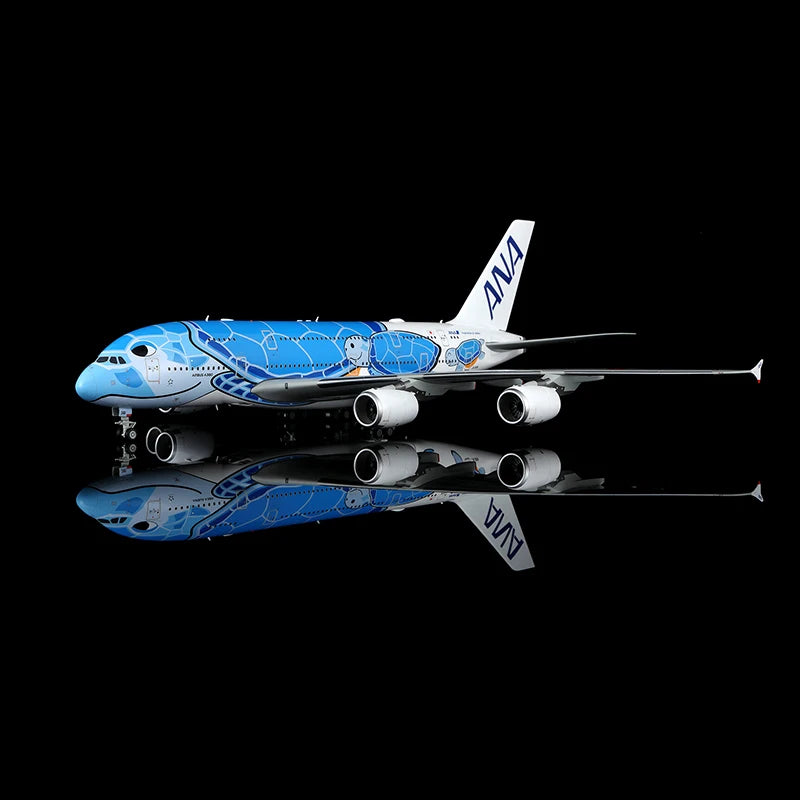 L2266 Alloy Collectible Plane Gift SQ Wings 1:200 ANA All Nippon Airways StarAlliance Airbus A380 Diecast Aircraft Model JA381A