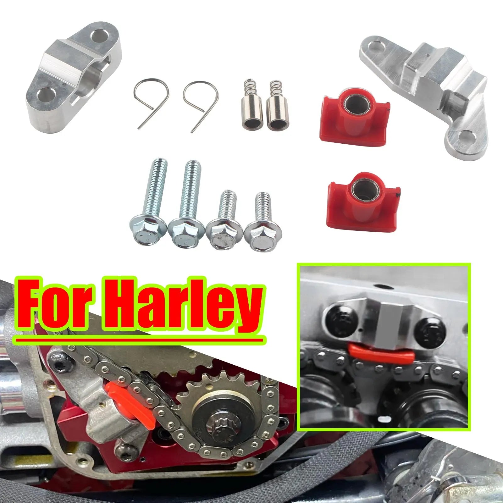 For Harley Road King FLHR Electra Glide FLHTC Motorbike Hydraulic Cam Chain Tensioner Kit