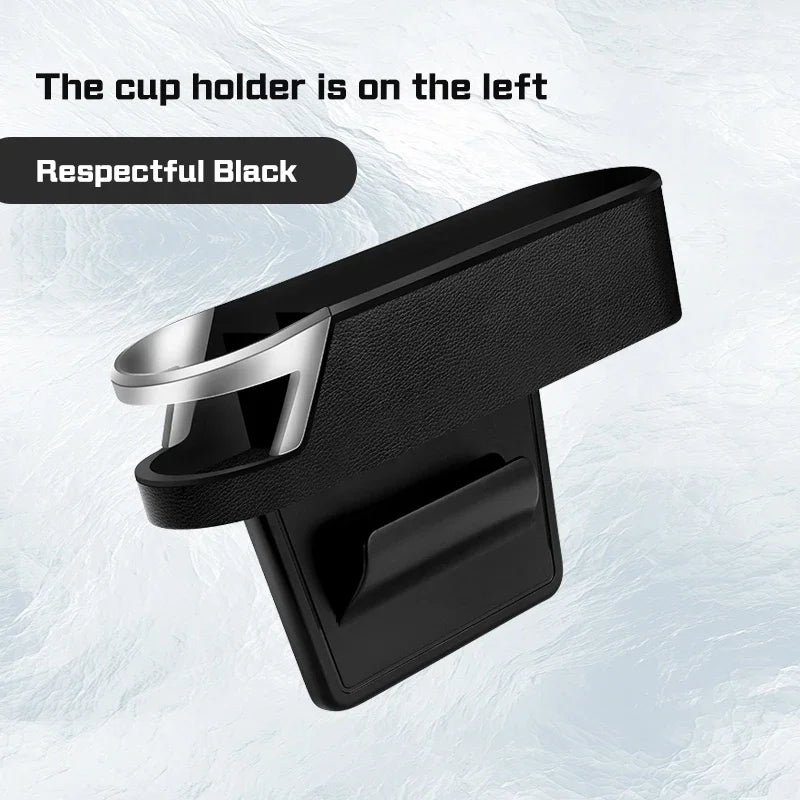Compatible with Porsche Cayenne, Panamera, Macan, 718, Taycan, 911, 981, 970, and Cayman Car Seat Gap Storage Boxes.